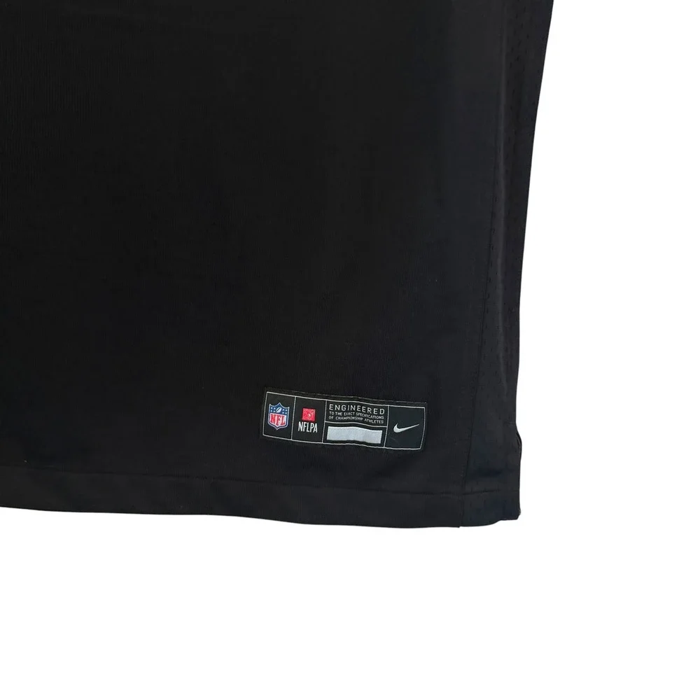 Nike Mens New York Jets Sauce Gardner 1 Jersey Black Green Small NFL Football